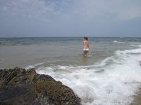 Sexy gf from Ukraine naked at beach