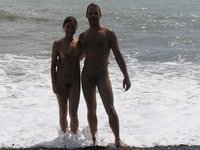 Sexy gf from Ukraine naked at beach