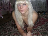 Russian amateur blonde
