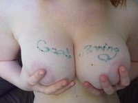 Young busty amateur wife