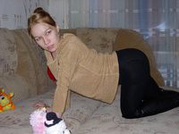 Blowjob from russian amateur wife