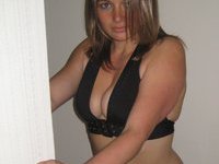 Chubby amateur wife showing her tits