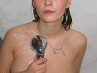 Amateur GF nude in shower