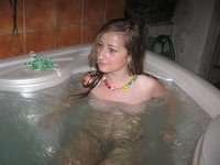 Two amateur girls in jacuzzi