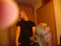 Cute amateur teen at hot party