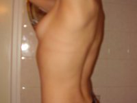 Brunette amateur wife posing nude