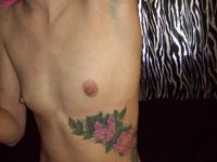 Tattooed amateur girl
