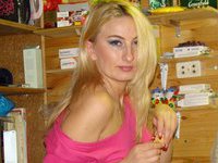Russian amateur blonde sucking dick