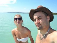 Czech amateur couple at vacation