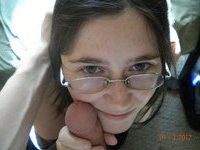Sex with nerdy amateur wife