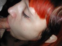 Redhead russian wife sucking dick