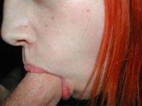 Redhead russian wife sucking dick