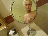 Self pics from very beautiful amateur blonde