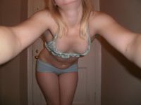 Selfshots from blonde amateur wife