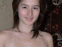 Brunette russian amateur wife