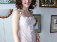 Brunette russian amateur wife