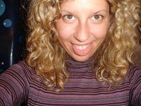 curly amateur wife