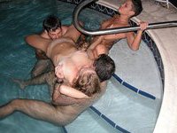 Swiger orgy at pool