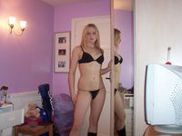 Young amateur blonde girl