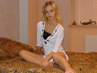Young russian teenage blonde