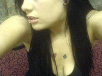 Cellphone self pics from emo babe