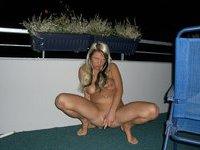 My wife posing naked for me