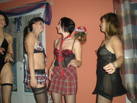 Four amateur girls