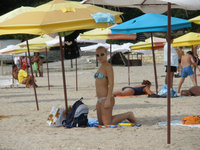 Hot amateur blonde at vacation