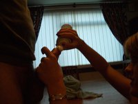 Blowjob with whipped cream