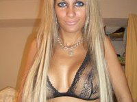 Hot busty blonde from Italy