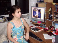 Amateur teen in her room