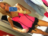 Self pics from very hot amateur blonde