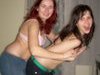 Two student girls at hostel