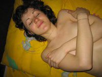 Ex wife topless in bed