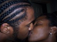 Real ebony amateur couple