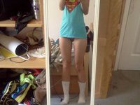 Self pics from amateur blonde GF