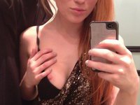 Sexy redhead amateur wife