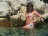Amateur wife at vacation