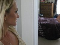 Blonde amateur wife making hot self pics