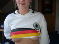 German amateur blonde wife