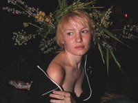 Russian amateur blonde wife Marta