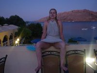 Russian amateur couple at vacation