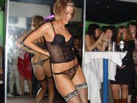 Hot stripper dancing
