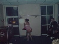 Stripper at stag-party