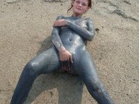 Redhead amateur wife at vacation