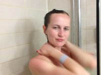 Amateur wife at shower