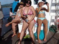 Five amateur wives at vacation