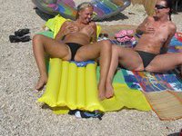 Russian amateur wives at vacation
