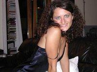 Curly amateur wife Laura