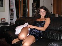 Curly amateur wife Laura